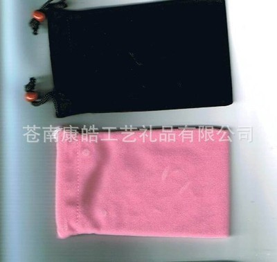 【【廠家批發】定做拉繩 束口 抽繩絨布袋 手機布袋 移動電源布袋】價格,廠家,圖片,絨布袋,蒼南康皓工藝禮品-
