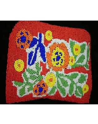 服裝繡珠領(lǐng)花加工廠/手鉤花邊繡珠領(lǐng)花來(lái)料加工